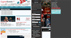 Desktop Screenshot of cyprusevents.net